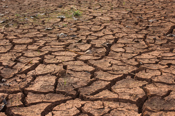 dry land in the cracks, background