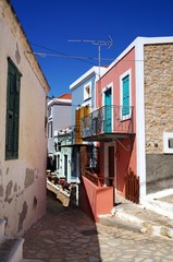 the white streets of old halki