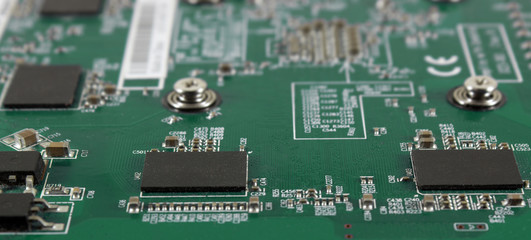 computer chip Electronics motherboard high tech green