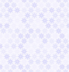 Snowflake pattern. Seamless vector winter violet background