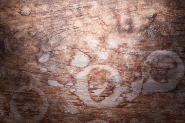 Wood texture background with water stains for design with copy space for text or image. Wood motifs...
