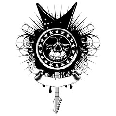 guitar skull_var 4