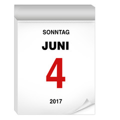 4 Juni Kalender