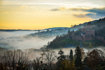 Obraz premium Burg Wertheim am Main