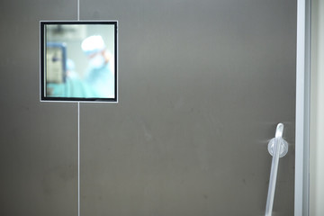 Hospital surgery door