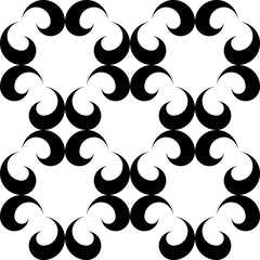 Seamless Curved Shape Pattern