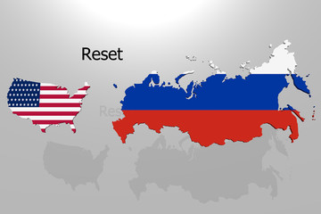 Obraz premium A new start between Trump and Putin