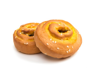 Italian pastries isolated