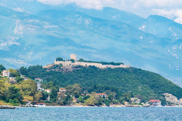 Coastline of Platamonas. Macedonia, Greece