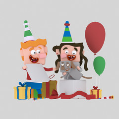 Children opening gifts


EASY COMBINE!  Custom 3d illustration contact me!