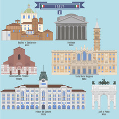 Famous Places in Italy © daw666