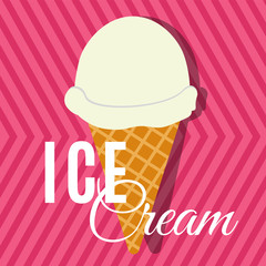 Ice cream vector illustration