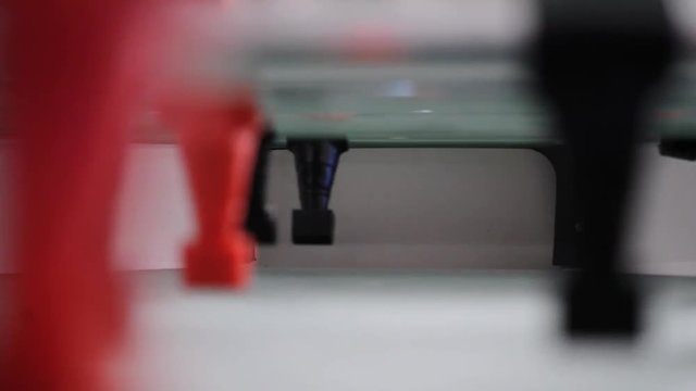 partita di calcio balilla