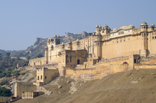 Amber's fort in India the city of Jaipur
