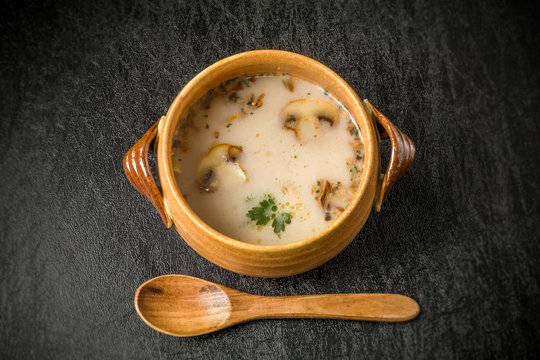 きのこのポタージュ　Potage France dish of the mushroom