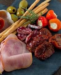 assorted antipasti
