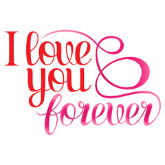 Happy valentines day Lettering, design elements for cards.