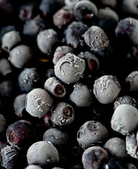 frozen blueberries and blackberries