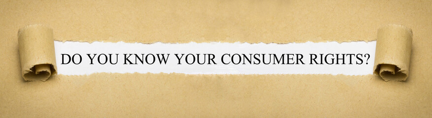Do you know your consumer rights?