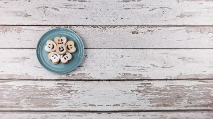 Top View Sable Biscuits