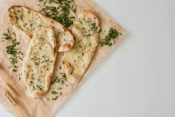 Cheese Fatayer with Parsley