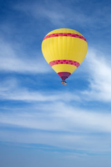 Fototapeta na wymiar Hot air balloon in the sky in Cappadoccia Turkey