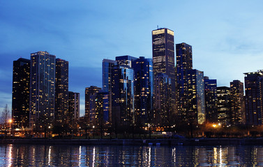 city night chicago