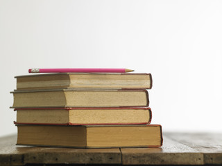 stack of books