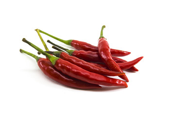 Chili pepper isolated on white background