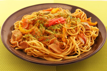 おいしそうな焼きそば