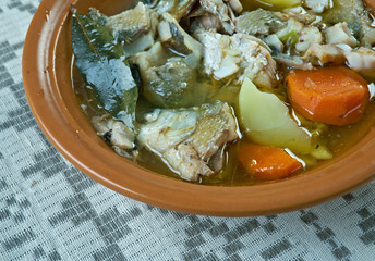 Fish soup with whitefish