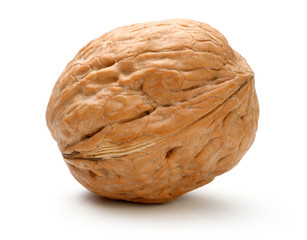 Whole walnut isolated