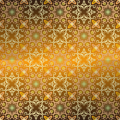 Abstract pattern decorative elements on background
