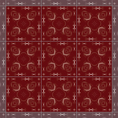 Tile decorative pattern ornament.