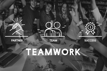 Business Collaboration Teamwork Corporation Concept