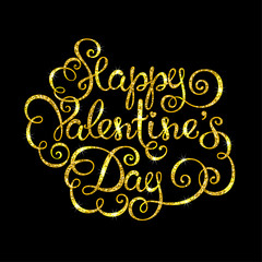 Valentines day lettering