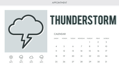 Forecast Overcast Weather Report Concept