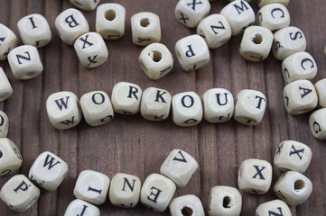 workout - word