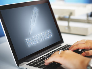 Cure Health Hospital Injection Medicine Concept