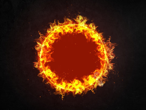 Burning ring of fire