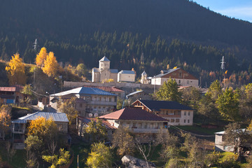 Gruzja piekną jesienią. A beautifull autumn in Georgia. © rogozinski