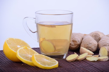 Ginger and lemon tea