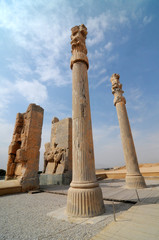 Persepolis  - ceremonial capital of the Achaemenid Empire in Iran
 - obrazy, fototapety, plakaty