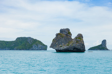 Naklejka premium View of islands from Ang Thong National Marine Park, Thailand.