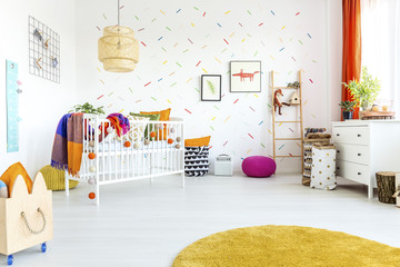 Baby room in scandinavian style