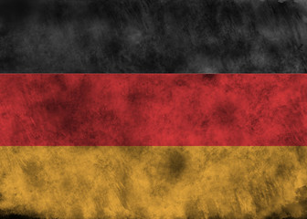 Grunge Germany flag.