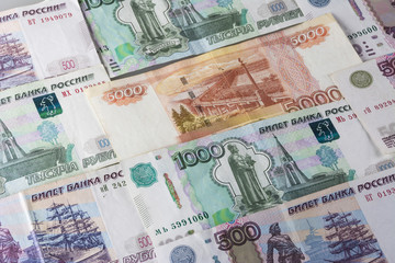Fototapeta na wymiar Money - Russian Ruble