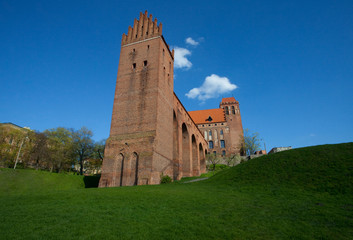 Zamek w Kwidzynie, wieża obronna, Polska The castle in Kwidzyn, Poland