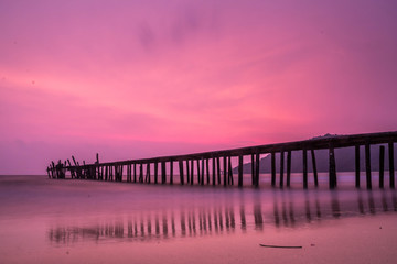 Obraz premium Lazy Beach Jetty