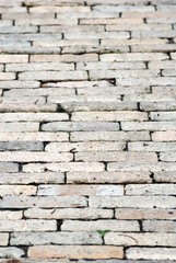 Obraz premium Brick pavement background